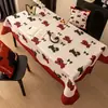 Toalha de Mesa Impermeável e à Prova de Óleo, Sem Lavagem, Retangular, Decoração de Casa, Estilo Ins, Linho Sintético, Mesa de Centro, Toalha de Mesa para Dormitório, Luxo Leve, Sensação de Alta Qualidade