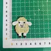 26 Estilos Nuevos de Parches Bordados de Ovejas Lindas para Ropa, Sombreros, Zapatos, Calcetines, Parches Multicolor, Accesorios de Ropa DIY