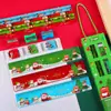 Conjunto de Material Escolar de Natal para Estudantes Prêmios de Aprendizagem para Crianças Conjunto Cinco em Um Papelaria para Jardim de Infância Pequenos Presentes Transfronteiriço