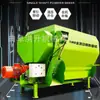 Procesamiento de forraje mezcladora TMR mezcla completa máquina mezcladora diaria de granos almacenamiento en verde mezcladora de alimento