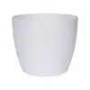 Vaso de Flor de Melamina Good Buddy com Textura Semelhante à Porcelana, Design Simples, Para Mesa ou Chão, Robusto e Durável, Não Deforma Facilmente, Vaso de Flor de Plástico