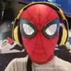 Adereço de Cabeça do Homem-Aranha para Halloween Estilo Igual Douyin Máscara Divertida de Escultura de Areia Rosto Inteiro Crianças Adulto Máscara Escultura de Areia Atacado
