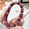 Pulsera de Bodhi de Jade Blanco Cuentas de tableta con degradado rosa enrollamiento de dedo femenino placa suave para jugar cuentas de Buda Zi de Bodhi para jugar pulsera al por mayor