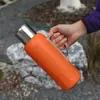 Novo Modelo Display Mecânico de Temperatura 316 Chaleira Isolada para Uso Doméstico, Panela de Água Quente de Grande Capacidade, Cafeteira Pequena de Aço com Cristais de Gelo Coloridos
