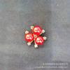 Aleación de núcleo de flor barroca tres perlas Núcleo de flor color perla accesorios festivos joyería DIY outlet de fábrica