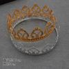 =Corona Barroca DIY con Base Redonda, Material para Tocados de Novia, Accesorios de Corona de Hierro para Sesión de Fotos Infantiles