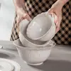 Barroco Francés Vintage Estampado Estilo Corte Plato de Cena Cerámica Estilo Europeo Vajilla Plato de Cena Occidental Plato Hondo Set de Cuencos Venta al por Mayor