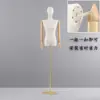 Loja de Roupas Hanban Adereços de Vitrine Modelo Feminino Meio Corpo Suporte de Exibição Janela Corpo Inteiro Peito Pequeno Ombro de Ângulo Reto Ombro Reto Modelo de Boneca