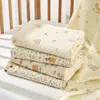 Manta Wrap para Bebê Recém-Nascido Crepe de Algodão Puro Swaddle para Recém-Nascido Envoltório para Sala de Parto Manta Swaddle Wrap para Bebê Manta