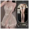 Lingerie sexy para mulheres, roupa íntima de verão, elegante e sedutora, estilo puro e sensual, vestido de princesa, camisola transparente e quente, roupa de casa para mulheres