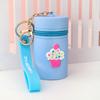Bolsa Balde Mini Fofa, Porta-Moedas Balde Portátil, Bolsa de Moedas de Silicone, Bolsa para Fone de Ouvido e Cosméticos, Chaveiro Pingente