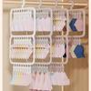 Nuevo Colgador de Ropa para Bebé Hogar Múltiples Estantes Calcetines para Bebé Adulto Calcetines de Dormitorio Estudiante Portafolio Organizador para Almacenamiento de Ropa Interior Joyería