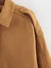 Roupas femininas europeias e americanas transfronteiriças, best-seller do AliExpress, com textura felpuda, caimento solto, estilo casual, design moderno e jaqueta versátil