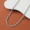 Europa y Estados Unidos moda de novia transfronteriza elegante fila de diamantes cuadrados cinturón de boda de diamantes cadena de cintura accesorios de ropa al por mayor