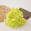 Flor Simulada Borde Quemado Hortensia DIY Materiales Hechos a Mano Accesorios para el Cabello Accesorios Boda Decoración de Boda Hortensia Decoración del Hogar