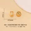 Prata 925 Banhada a Ouro Zircônia Flor de Ameixa Vazada Contas Cilindricas Contas Espaçadoras com Furo Contas Soltas Estilo Antigo Brinquedo Cultural Acessórios para Pulseira DIY