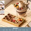 Juego para preparar té con estufa de carbón para uso doméstico, juego para tostar té en interiores, tetera para preparar té, estufa de barbacoa para exteriores, equipo completo para preparar té