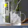 Taza medidora de vidrio resistente a altas temperaturas para uso doméstico en repostería, taza de vidrio de borosilicato alto con escala, vaso medidor engrosado, taza de agua