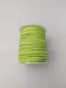 Cuerda para collar y pulsera de 3 mm, cuerda de terciopelo de ramo coreano, cuerda de piel de ciervo, cuerda de terciopelo tejida de doble cara, 100 yardas/rollo