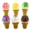 Casquinha de sorvete crocante de ovo falso barata e de boa qualidade Película ICE-Tm Janela de exibição de cinema Casa de Brincar decorações para casa