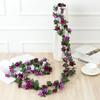 Trepadeiras de Rosa, Flores Artificiais, Arcos, Dutos de Ar Condicionado Envoltos em Trepadeiras para Paisagismo, Decorações de Casamento, Enfeites de Teto, Flores Artificiais
