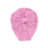 F21 Nuevo Sombrero de Bebé para Primavera y Otoño Estilo Europeo y Americano Lindo Sin Costuras Sombrero Fetal Sombrero de Bebé Recién Nacido con Lazo
