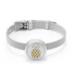 Pulsera de Aromaterapia Pulsera Hebilla para Aceite Esencial Hebilla de Acero de Titanio Reloj Ajustable con Pulsera Árbol de la Vida Fábrica Outlet