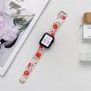 Para correa de Apple Watch correa de silicona transparente impresa pulsera impresa de silicona correa inteligente