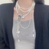 Collar de Perlas de Alta Gama para Mujer Diseño Simple de Nicho Estilo Dulce Cool Spice Girl Moda Lujo Ligero Collar Cadena Versátil