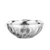 Cuenco de acero inoxidable 304 Lily Bowl de doble capa anti-escaldado, cuenco de arroz para niños, cuenco de sopa, cuenco de fábrica de restaurante de cantina de jardín de infantes