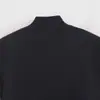 Comercio Exterior Wholesale Otoño Nuevo Estilo Estilo Europeo y Americano Chaleco Chaqueta Sin Mangas con Cuello Alto Decorado con Cremallera
