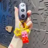 Llavero Colgante Creativo de Bloques de Construcción DIY Decoración de Llavero de Mochila Escolar Juguete de Alivio del Estrés Infantil Regalo Venta al por Mayor