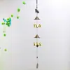 Niña de dibujos animados campanillas de viento regalo Casa de campanas adornos colgante para coche decoración de balcón en casa colgante campanillas de viento