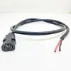 Tomada de carregador de linha de saída de energia tipo T para veículo elétrico, conector de soquete com núcleo de cobre puro de 2,5 mm²