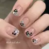 Lantejoulas Redondas para Nail Art Mosaico Decorações Coloridas Primavera e Verão Tamanhos Mistos Lantejoulas de Bolinhas Adesivos de Unha DIY Acessórios