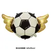 Nuevos Globos Transfronterizos para el Mundial 2026 Decoraciones con Forma de Balón de Fútbol Decoraciones de Camisetas Suministros para Fiestas de la Eurocopa