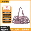 [Personalizado] Bolso Tote para Mujer con Estampado Dorado, Bolso de Hombro con Estampado de Moda Transfronteriza, Bolso de Mano Versátil Casual de Gran Capacidad