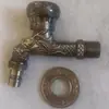 Torneira em Forma de Dragão para Tanque de Lavar Chão de Varanda, Torneira de Água Universal Antifurto Montada na Parede, Torneira de Cobre Antigo, Abertura Rápida