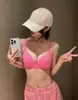 Roupa Íntima Feminina Sem Costura Verão Estilo Fino Pequeno Reunião dos Seios Faz Maior Sem Aro Suporte Anti-Queda Coleta Gordura das Axilas Sutiã