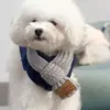 Bufanda y Calentador de Cuello para Mascotas, Forro Polar de Invierno, Accesorio Cálido para Gatos, Perros y Conejos, Ropa Ajustable para Mascotas, Rosa