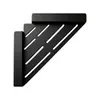 Estante de drenaje triangular para fregadero de cocina, organizador de esquina para paños de cocina y trapos, estante de almacenamiento multifuncional para el área del fregadero