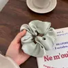 Corea del Sur Dongdaemun Elegante Cremoso Satén Anillo para el Cabello Intestino Grande Simple Todo Fósforo Cuerda para el Cabello Accesorios para el Cabello para Mujeres