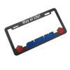 Marco de placa de matrícula para modificación de coche de calibre estadounidense, marco de placa de matrícula decorativo con efecto de impresión UV, personalidad creativa, venta caliente transfronteriza