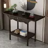 Nova Mesa de Hall de Entrada Estilo Chinês, Mesa Console de Entrada de Frente para a Porta, Armário Decorativo de Luxo Leve Contra a Parede, Mesa de Oferendas Doméstica, Mesa Lateral Estreita