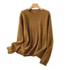 [Hengjia Hj] Suéter de Lana sin Costuras de una Sola Pieza, Cuello Redondo Holgado, Tejido de Punto Otoño e Invierno 25, Nuevo Suéter para Mujer