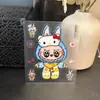 Funda para teléfono Caperucita Roja DIY Original Labubu Pegatina Decorativa para Computadora Pegatina en Relieve para iPad