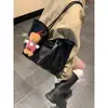 Bolsa de Ombro Feminina de Inverno Nova Estilo Retrô High-End Grande Capacidade em Couro PU Bolsa de Mão Fashion