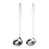 Acero Inoxidable 201 Más Mango Largo Cuchara para Sopa Sopa Anti-fugas Espesada Olla Caliente Concha Grande para Sopa Suministros de Hotel Logotipo Láser