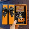 Llavero Linterna de Calabaza de Halloween de Cuero Colgante Lindo de Calabaza Fantasma para Bolsos Regalos Pequeños para Festivales Venta al por Mayor