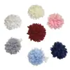 Tejido de malla con relieve dorado y diseño floral tridimensional esponjoso para accesorios de pelo DIY hechos a mano, ropa, zapatos, bolsos y accesorios de decoración para mascotas
